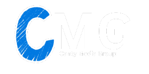 CMG Logo - big blue C and white lettering