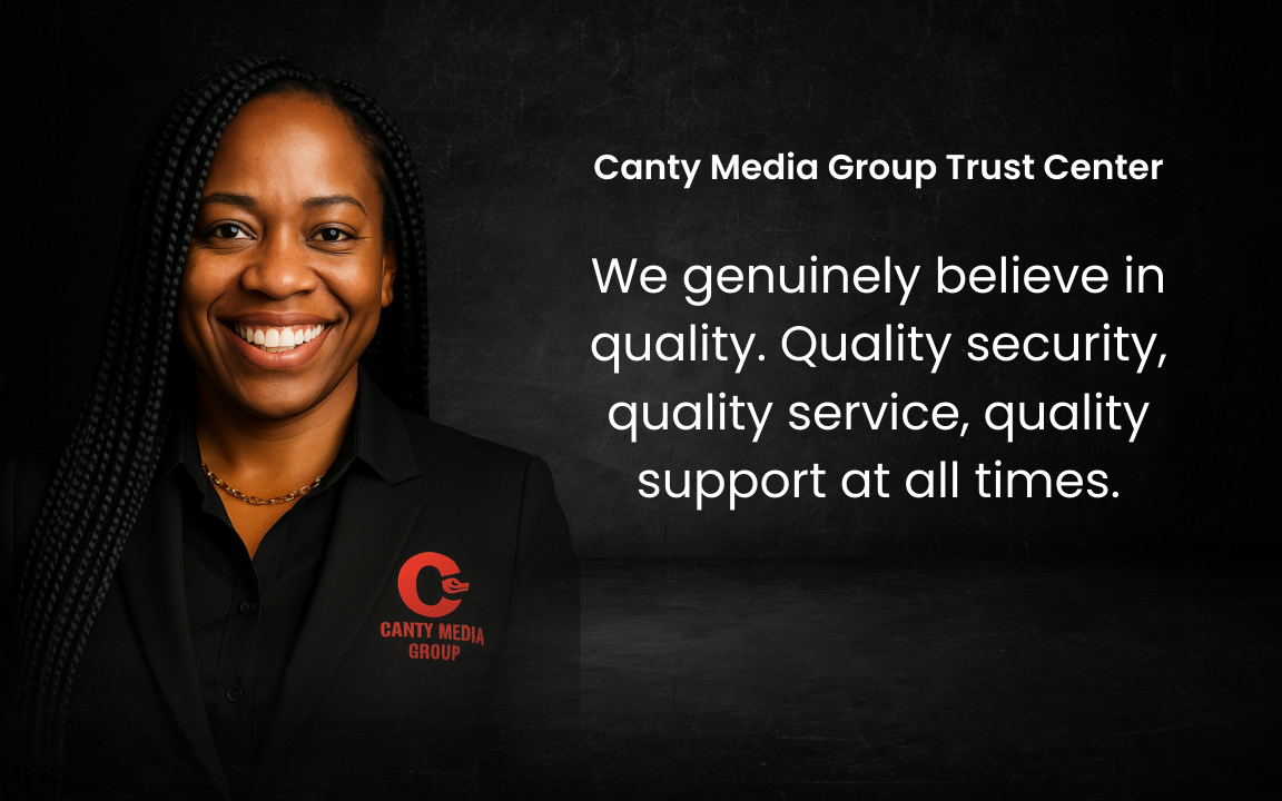 Canty Media Group Trust Center Header